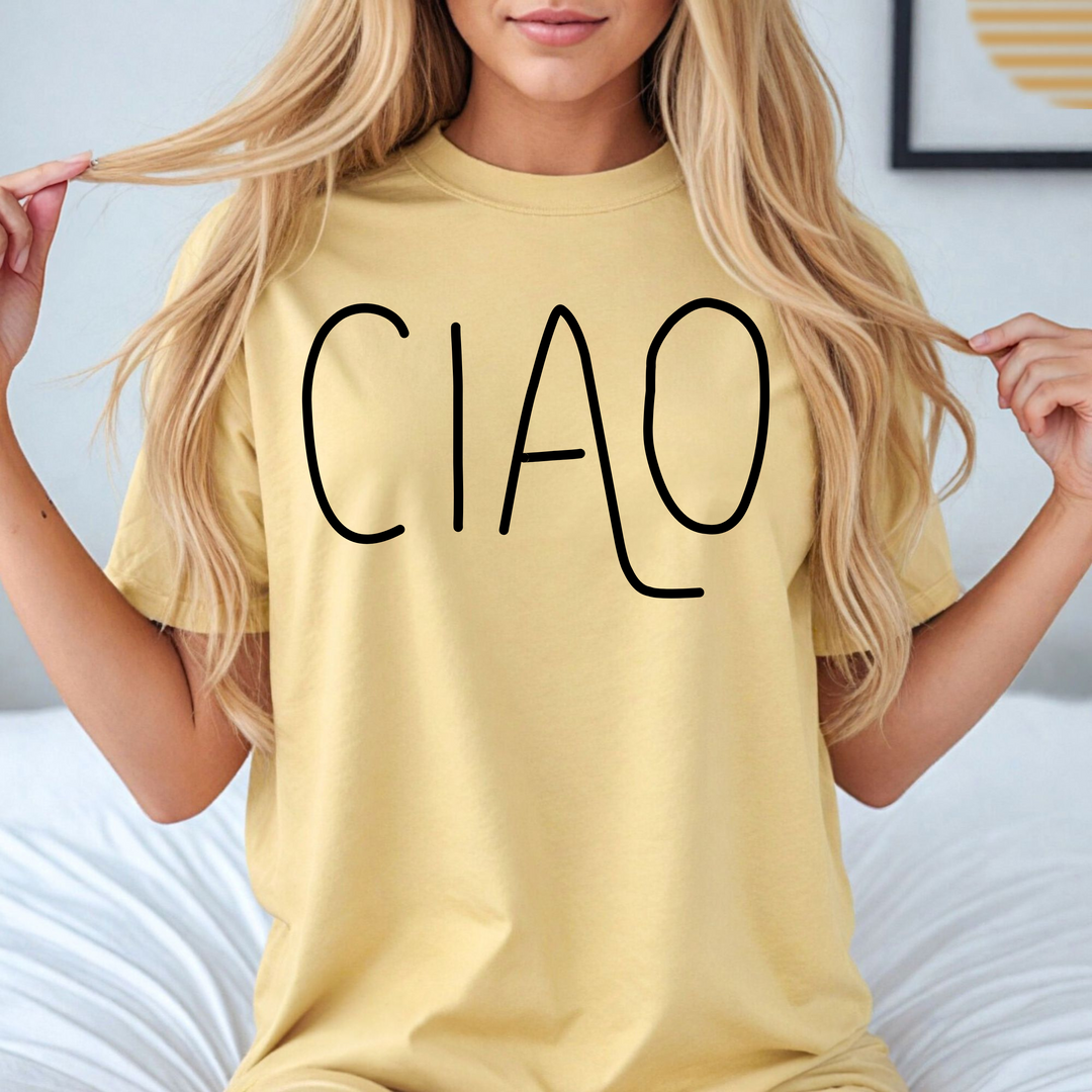 Ciao Italy Crewneck T Shirt