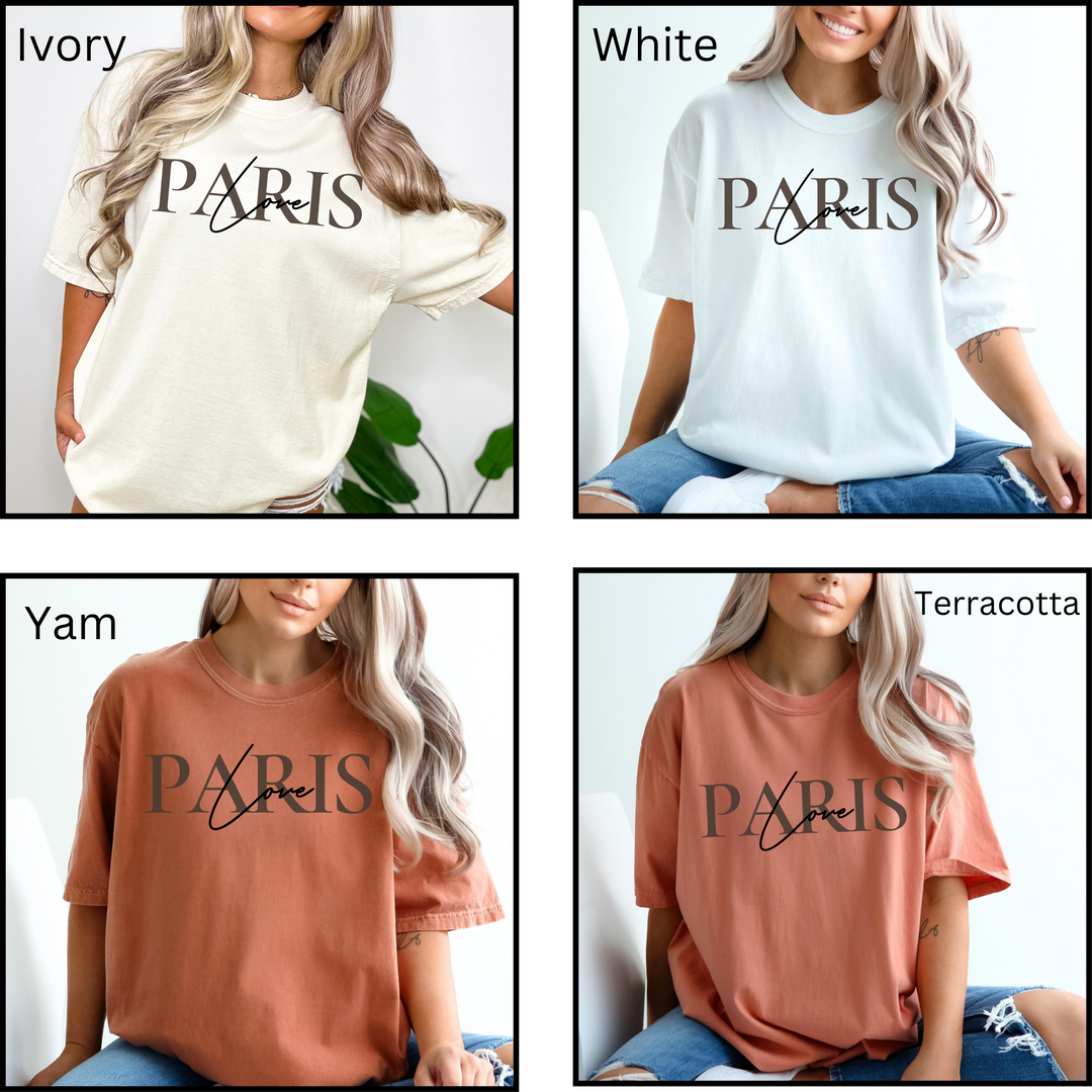 Love Paris T Shirt, France Shirt