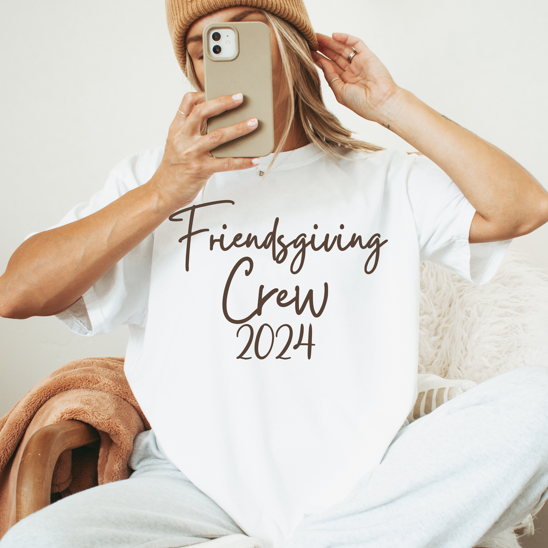 Friendsgiving Crew 2024 Thanksgiving T Shirt