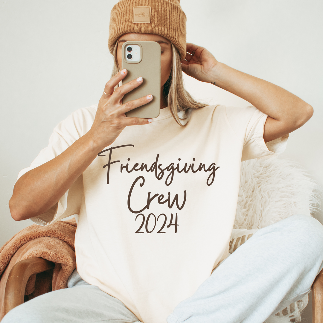 Friendsgiving Crew 2024 Thanksgiving T Shirt