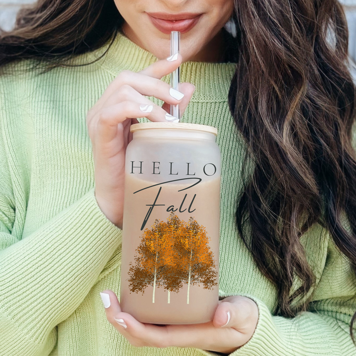 Autumn Trees Hello Fall Coffee Mug