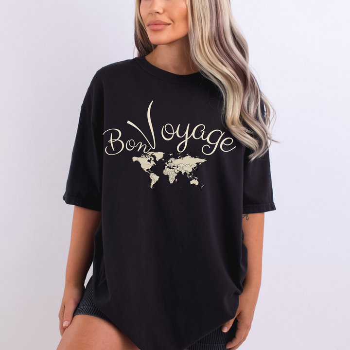 Bon Voyage Map T Shirt