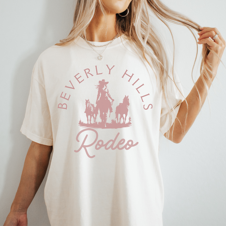 Beverly Hills California Cowgirl Rodeo T Shirt