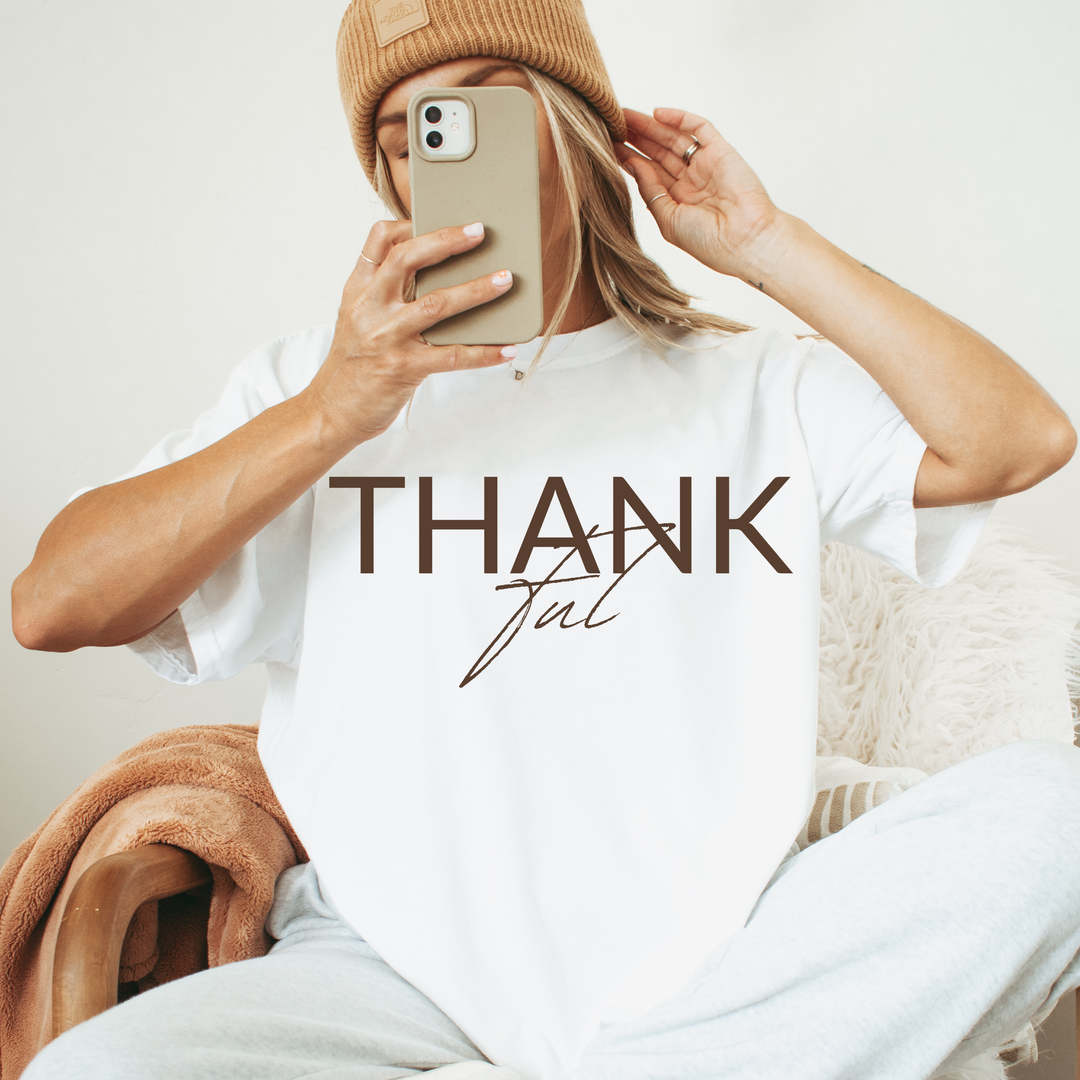 Thankful Fall Thanksgiving T Shirt