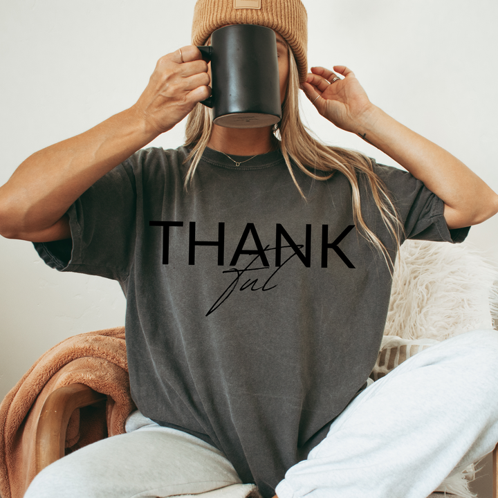 Thankful Fall Thanksgiving T Shirt