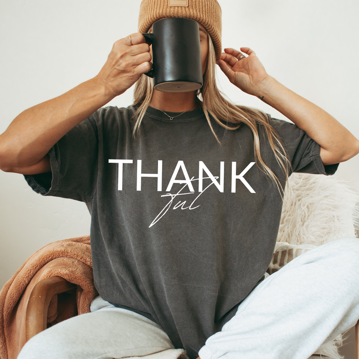 Thankful Fall Thanksgiving T Shirt