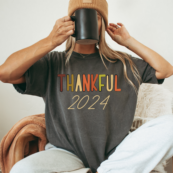 Thankful 2024 Thanksgiving T Shirt