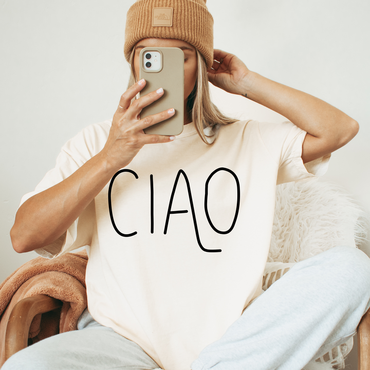 Ciao Italy Crewneck T Shirt