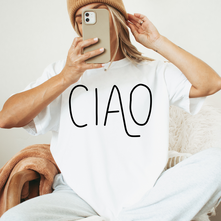 Ciao Italy Crewneck T Shirt