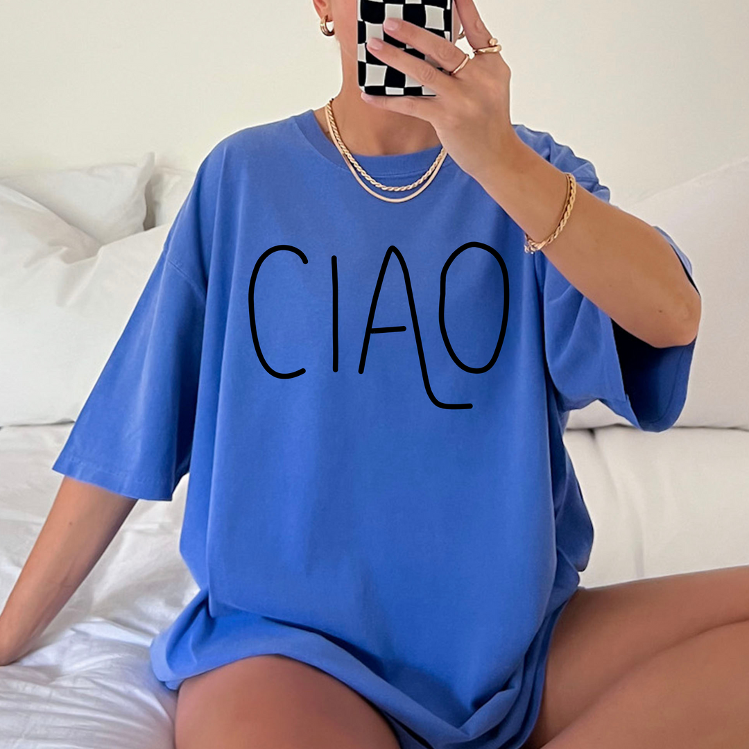 Ciao Italy Crewneck T Shirt