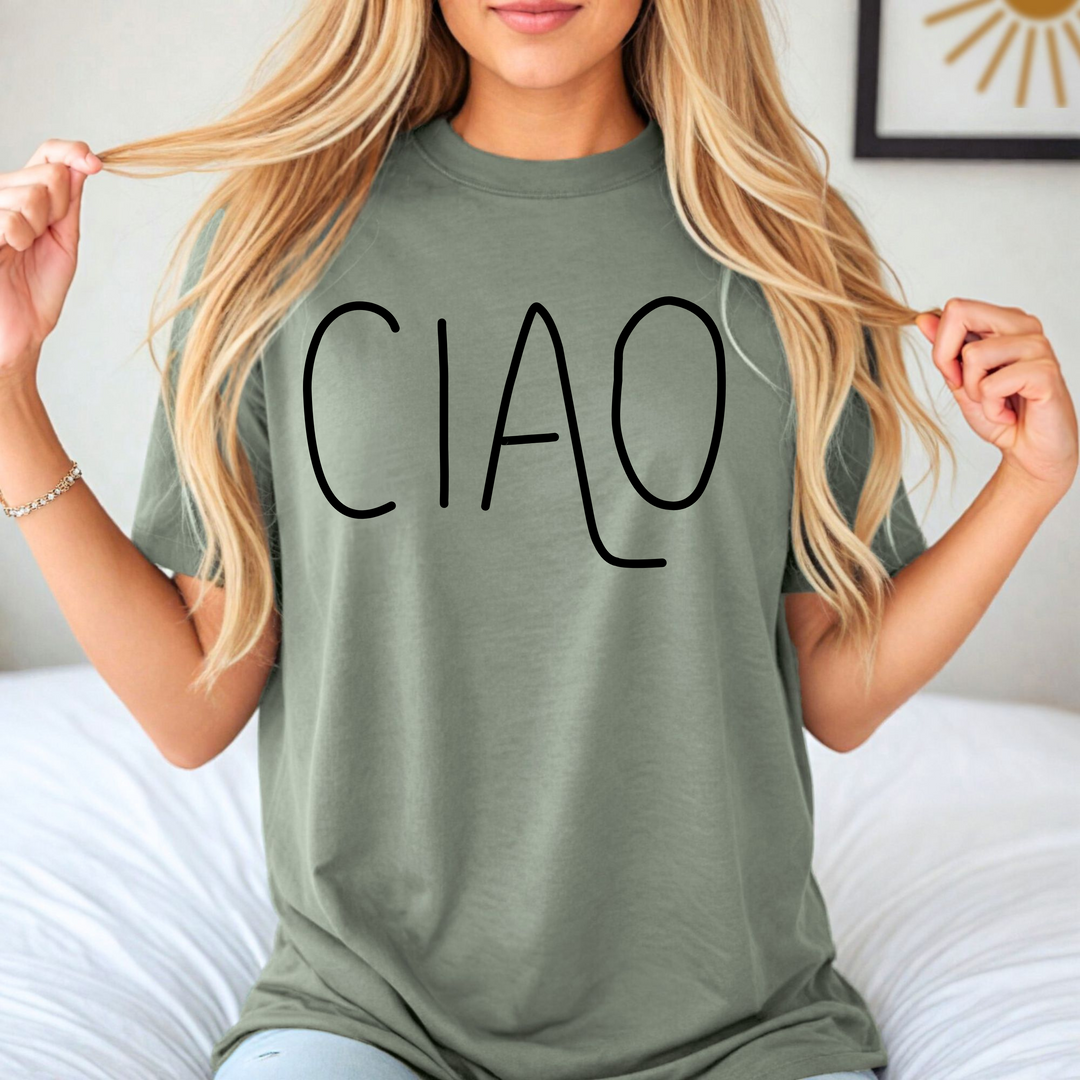 Ciao Italy Crewneck T Shirt