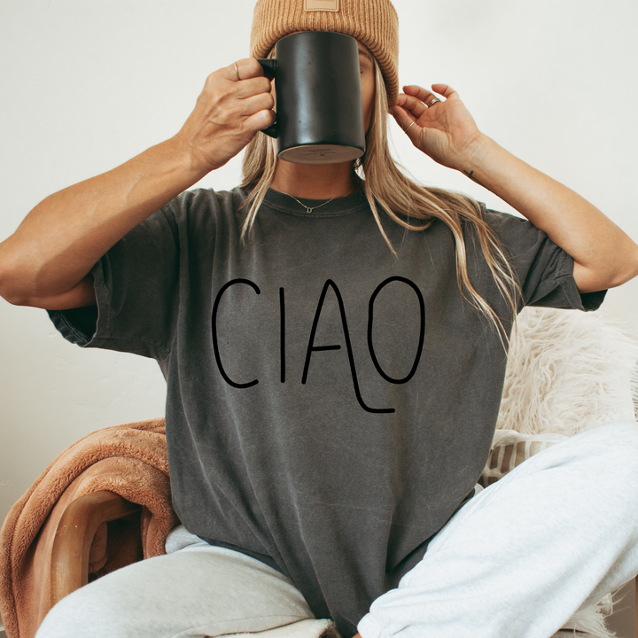 Ciao Italy Crewneck T Shirt