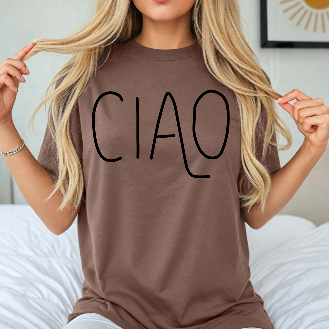 Ciao Italy Crewneck T Shirt