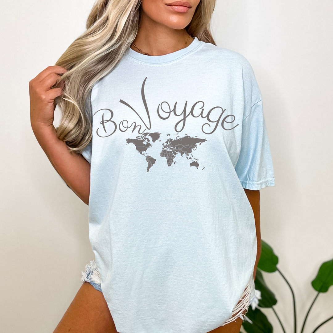 Bon Voyage Map T Shirt