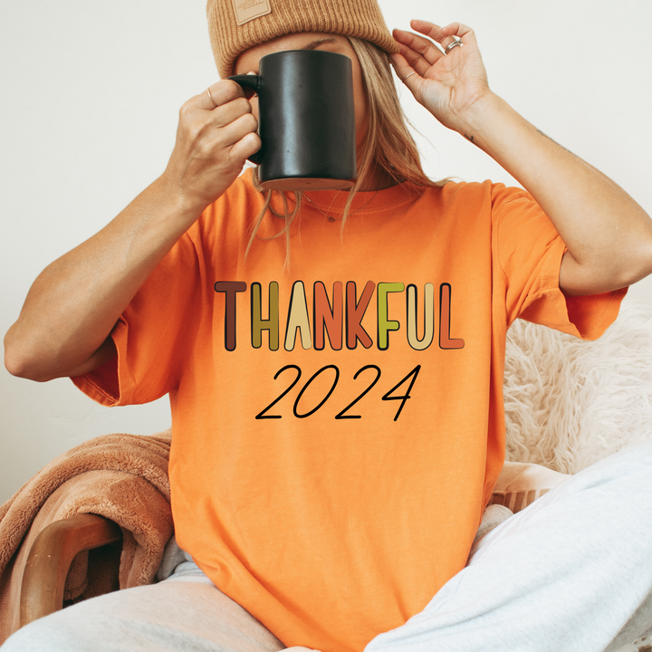 Thankful 2024 Thanksgiving T Shirt