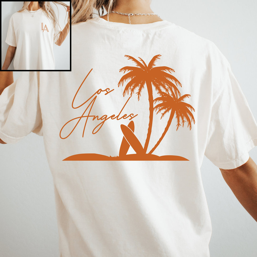 Surfs Up Los Angeles California T Shirt