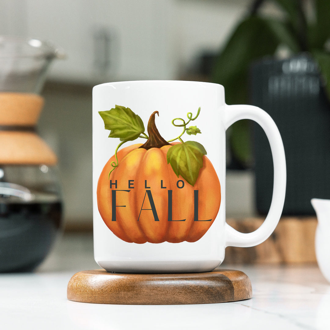 Pumpkin Hello Fall Coffee Mug