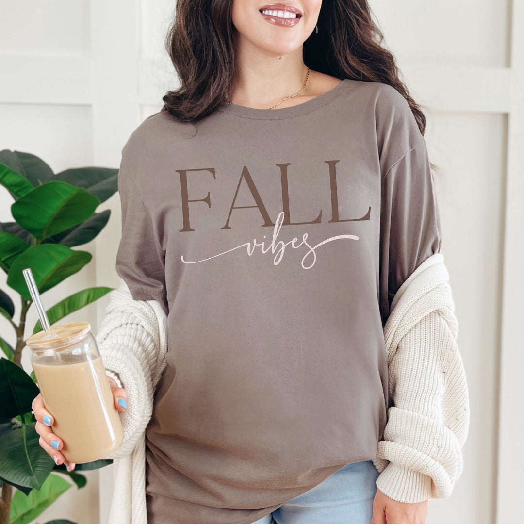 Fall Vibes Layering Graphic T Shirt