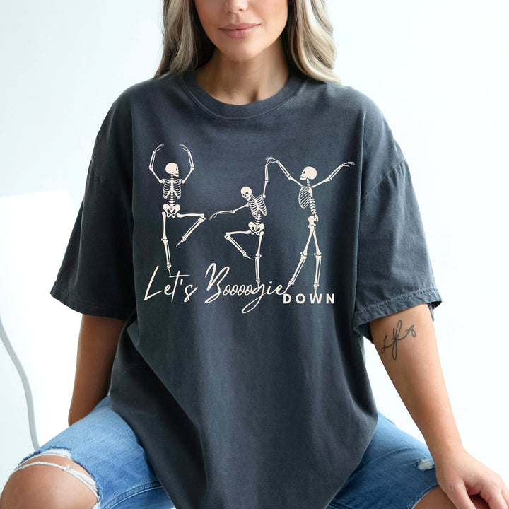 Skeleton Booogie Dancing Halloween T Shirt