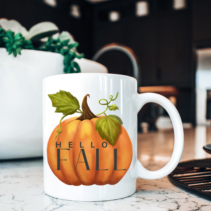 Pumpkin Hello Fall Coffee Mug