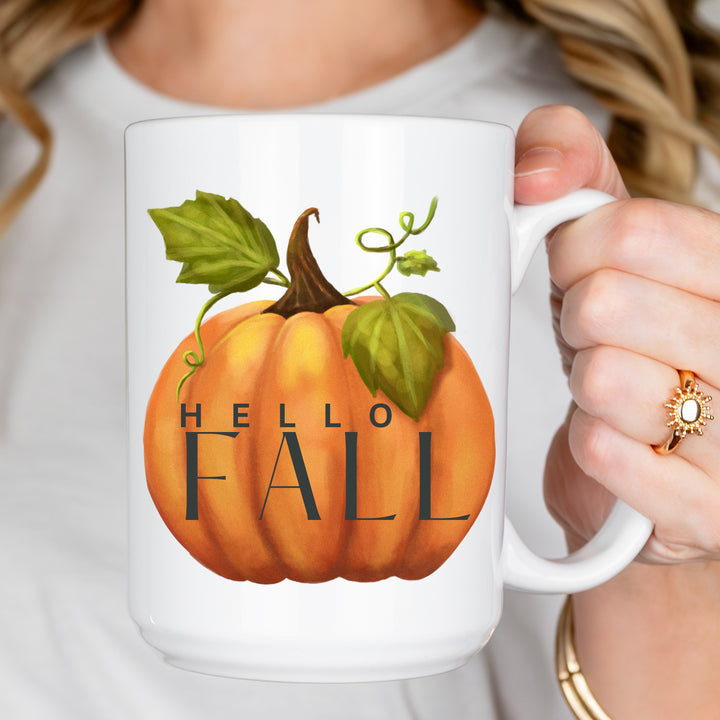 Pumpkin Hello Fall Coffee Mug