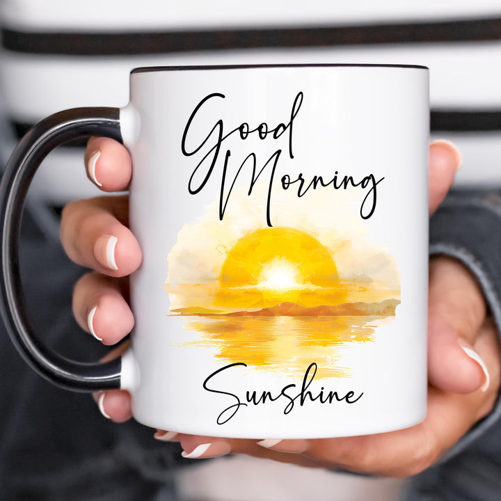 Good Morning Sunshine Coffee Mugs, Good Morning Mug, Sunshine Mugs, Cute Sun Coffee Mugs, Gift For Friend, Sun Coffee Cup, Gift For Coworker