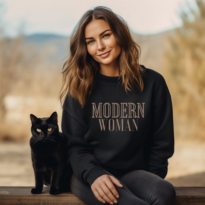 Modern Woman Crewneck Sweatshirt