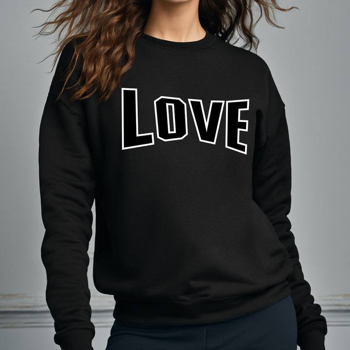 Varsity Style Love Crewneck Sweatshirt