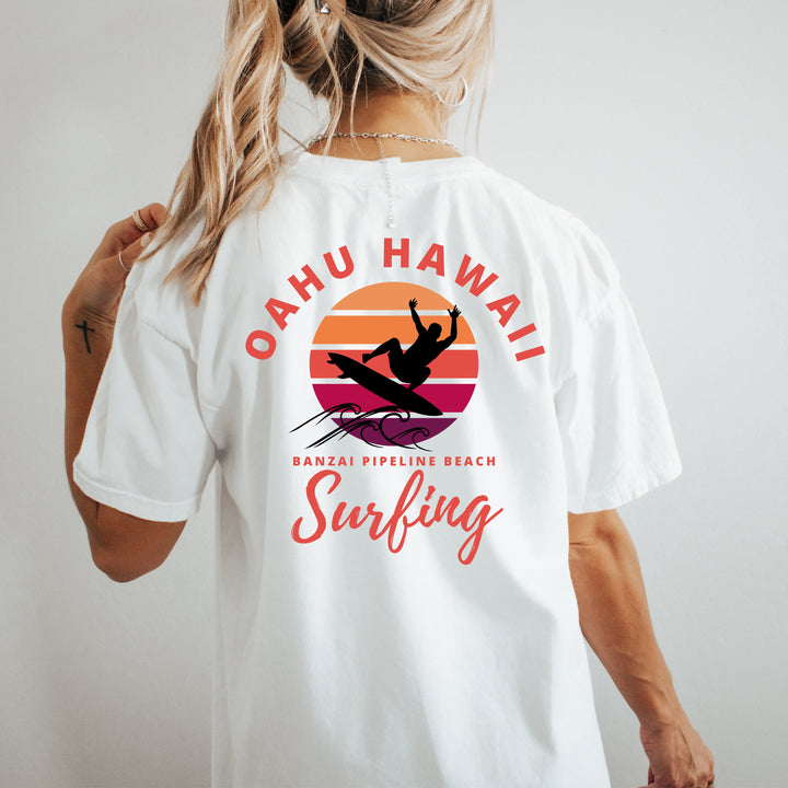 Oahu Hawaii Surfing T Shirt