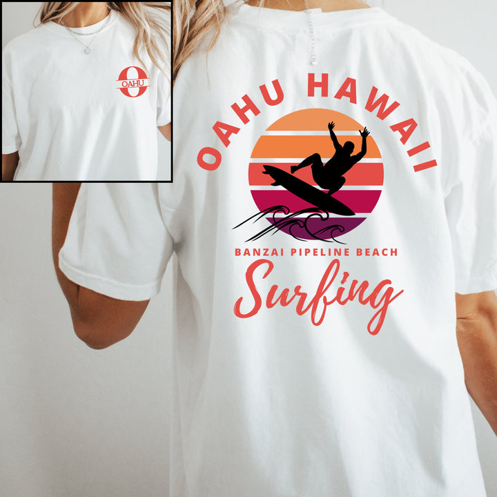 Oahu Hawaii Surfing T Shirt